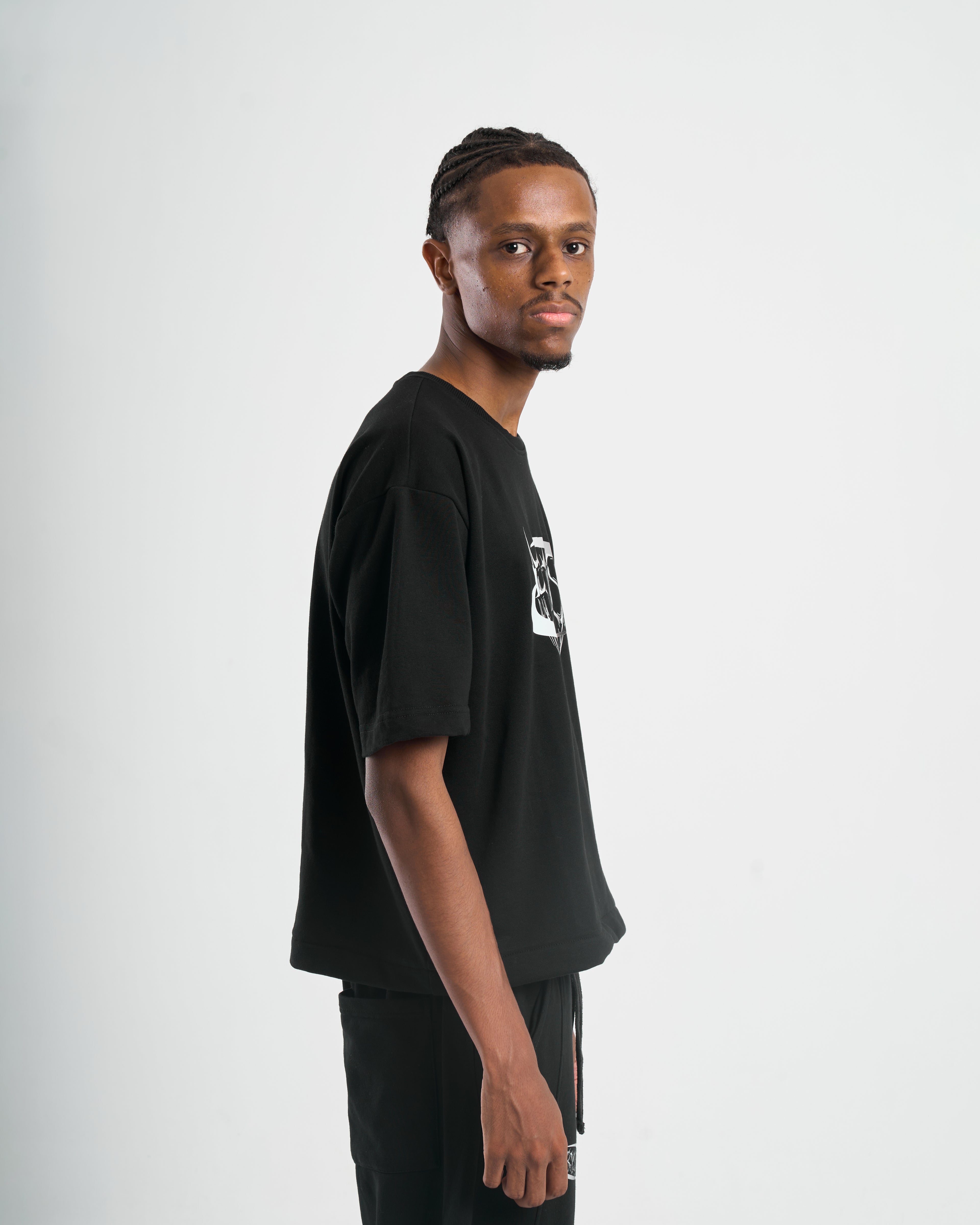 METALCORE BLACK BOXY TEE