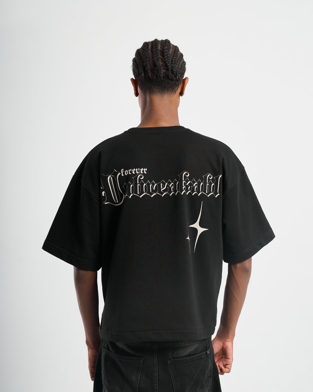 GOLDSTAMP BLACK BOXY TEE
