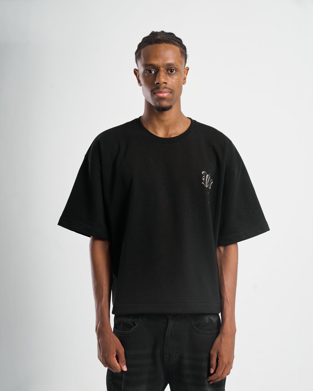 GOLDSTAMP BLACK BOXY TEE