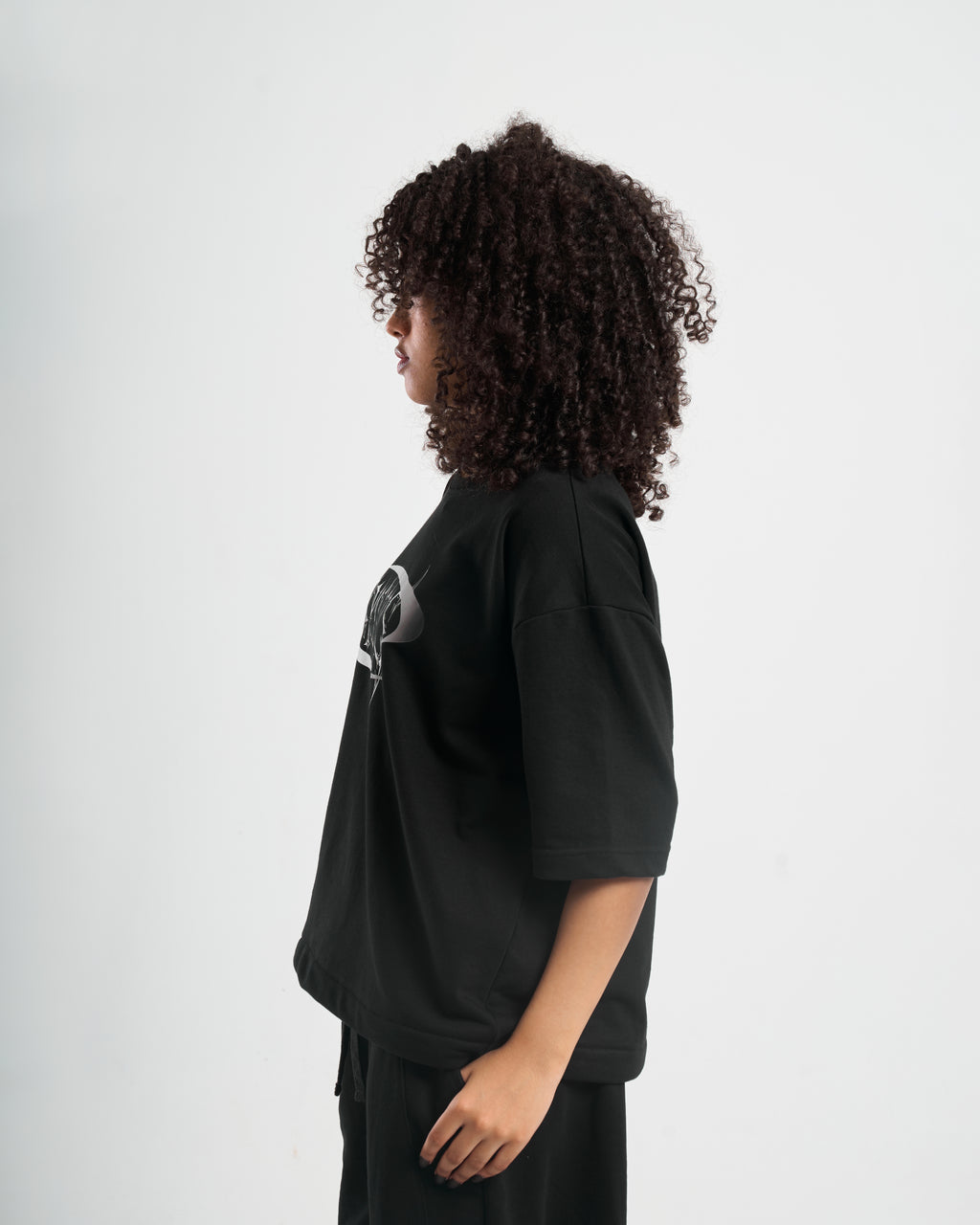 METALCORE BLACK BOXY TEE