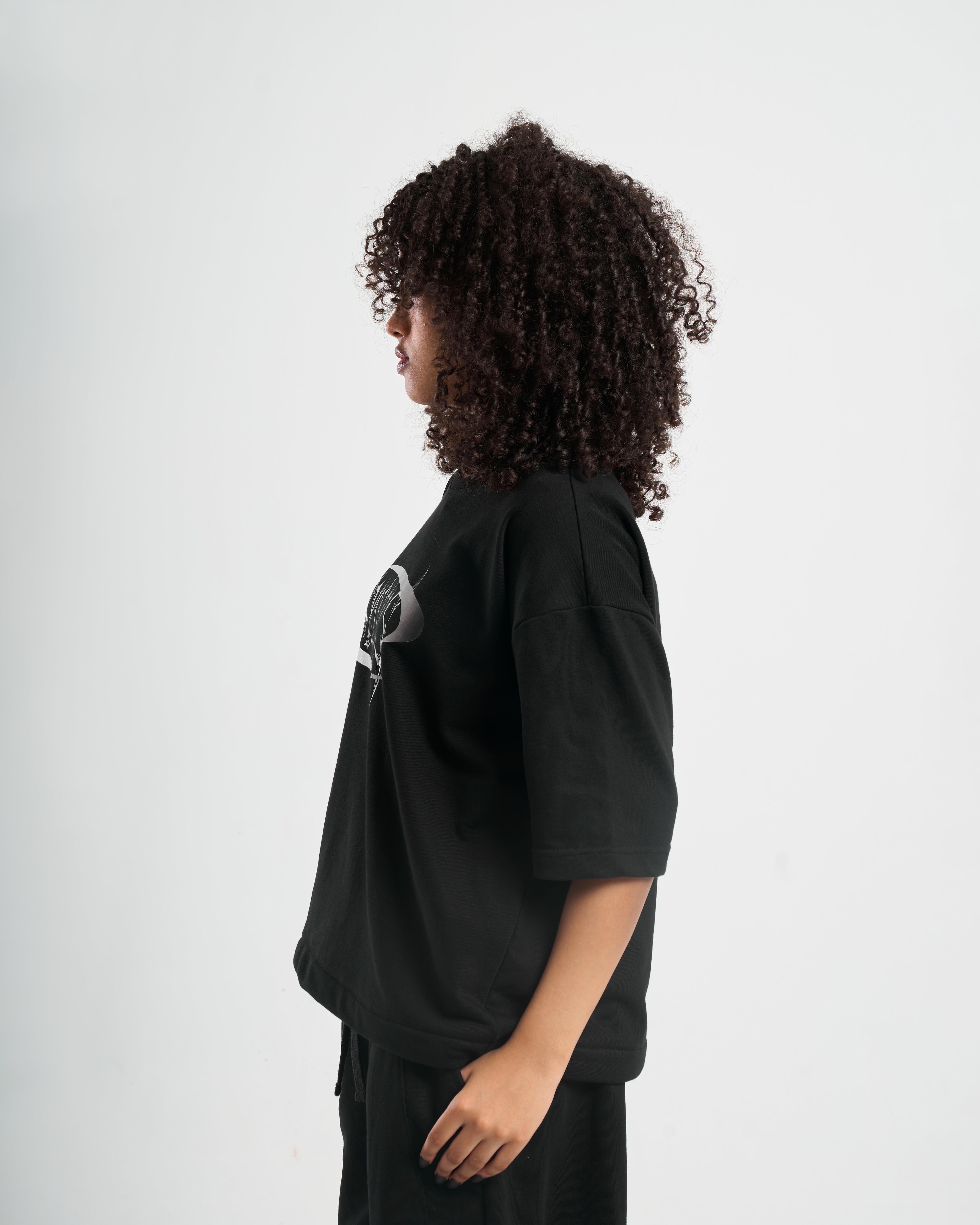 METALCORE BLACK BOXY TEE