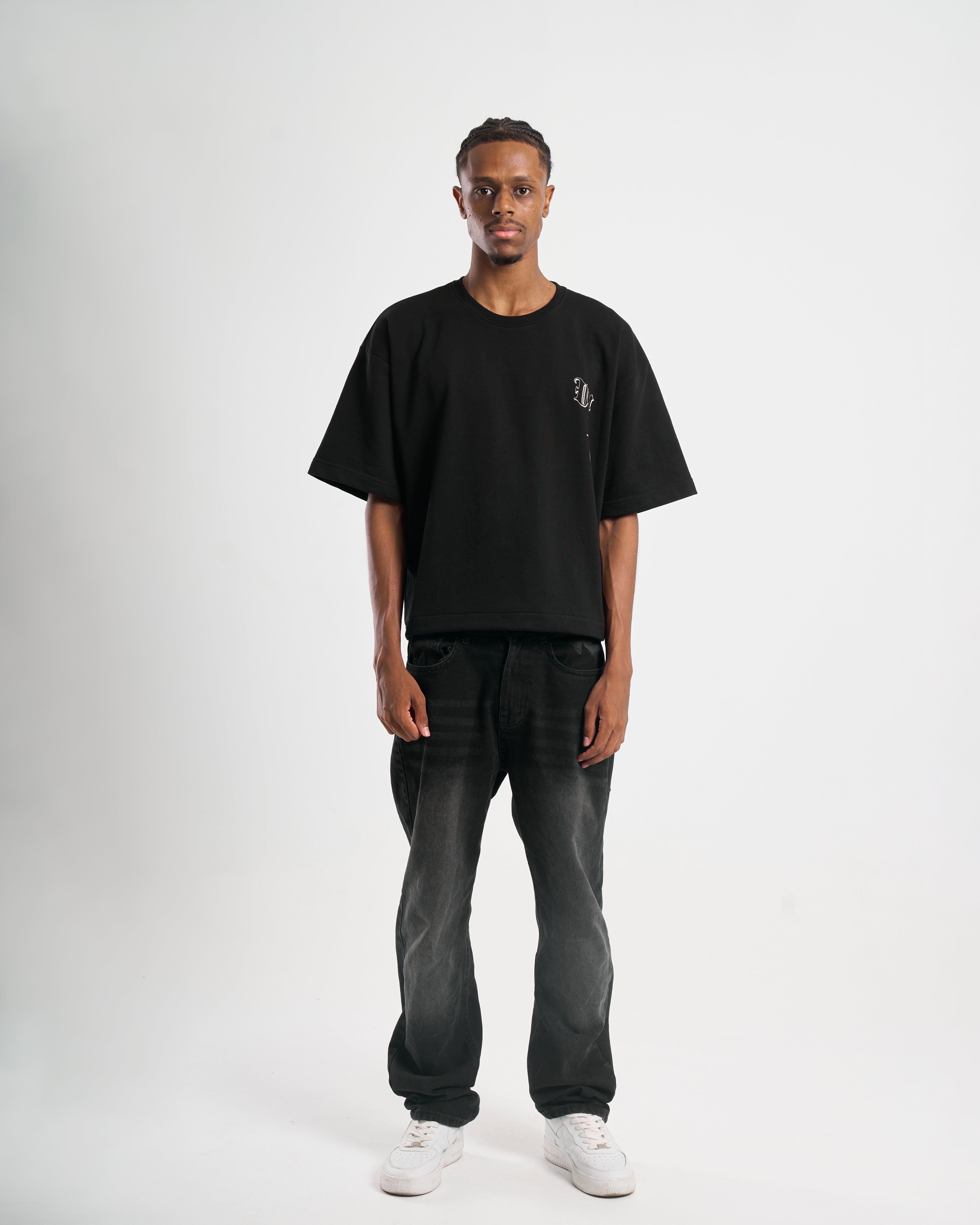 GOLDSTAMP BLACK BOXY TEE